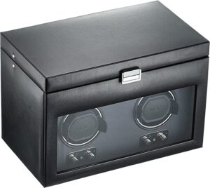 Wolf 270402 Heritage Double Watch Winder with Cover